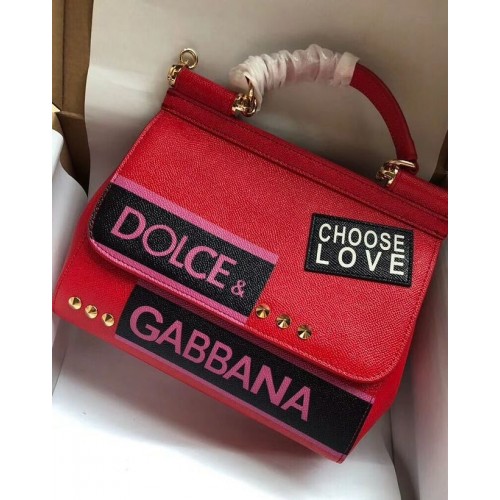 Dolce & Gabbana kabelka SICILY z telecí kůže 4136-17