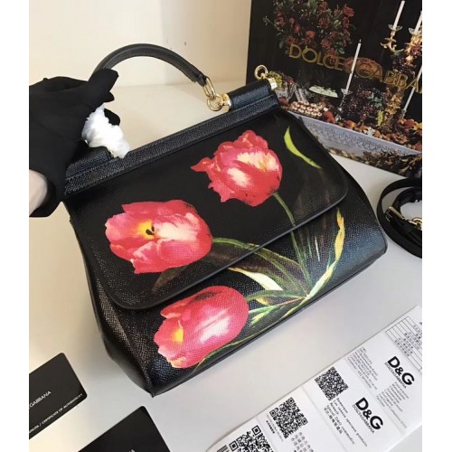 Dolce & Gabbana SICILY kabelka z telecí kůže 4136-18