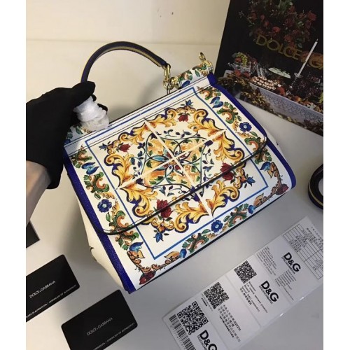 Dolce & Gabbana SICILY kabelka z telecí kůže 4136-25