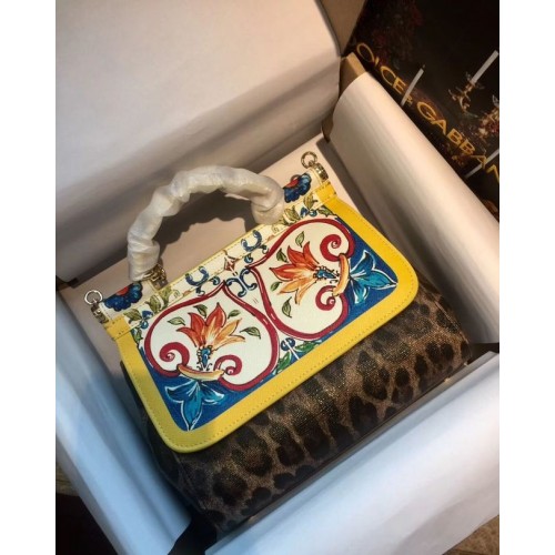 Dolce & Gabbana SICILY kabelka z telecí kůže 4136-6