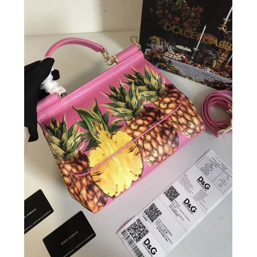 Dolce & Gabbana SICILY kabelka z telecí kůže 4136-8