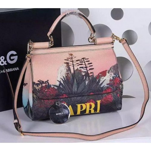 Dolce & Gabbana kabelka SICILY z telecí kůže BB4137TAE