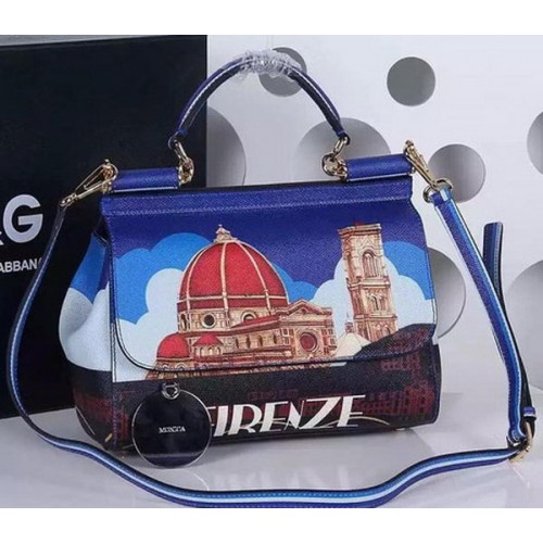 Dolce & Gabbana kabelka SICILY z telecí kůže BB4137TAG