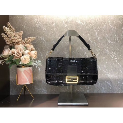 Kabelka FENDI BAGUETTE Pearl slice F1359 černá