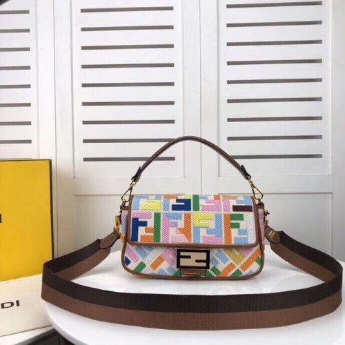 Látková kabelka FENDI F0386 Duhová