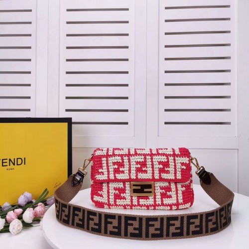Látková taška FENDI F0904 červená