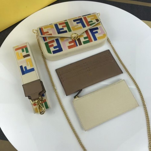 Látková taška FENDI F1230 Béžová