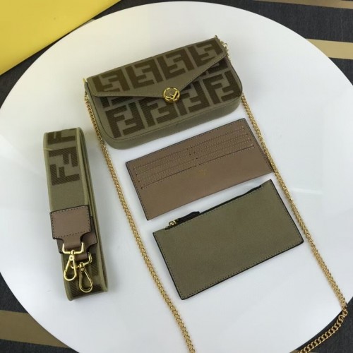 Látková taška FENDI F1230 zelená