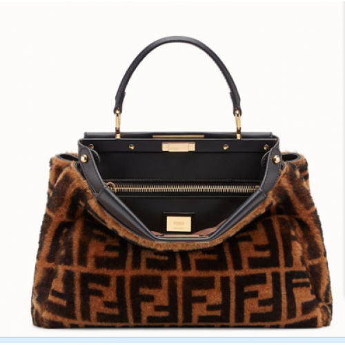 Fendi PEEKABOO REGULAR 8BN290A Hnědá