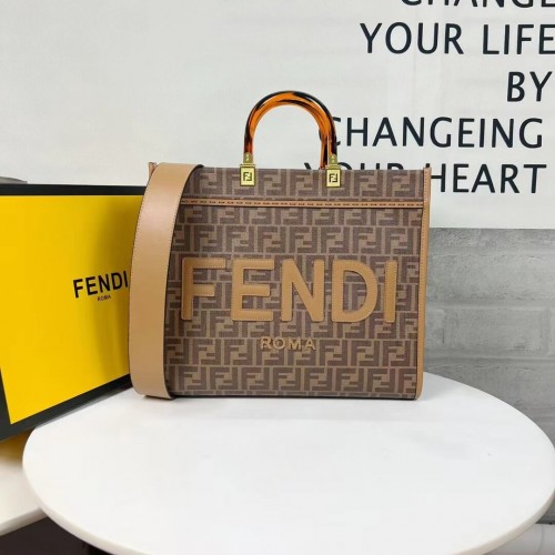 Nákupní taška Fendi Tote s potiskem graffiti z látky F0707-4