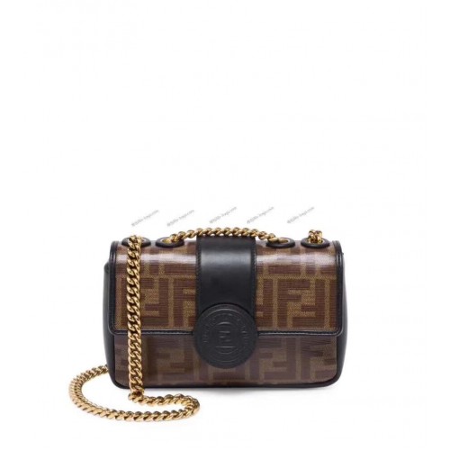 Peněženka Fendi na řetízku 8HF836 černá