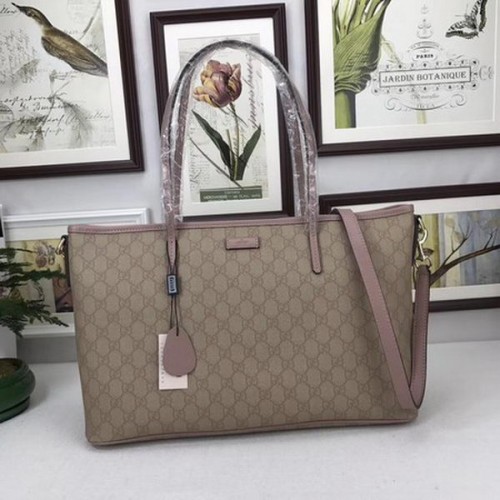 Plátěná taška Gucci GG Supreme 353437 růžová