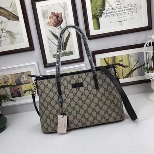 Plátěná taška Gucci GG Supreme 353440 Hnědá