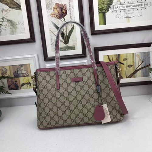 Plátěná taška Gucci GG Supreme 353440 Růžová