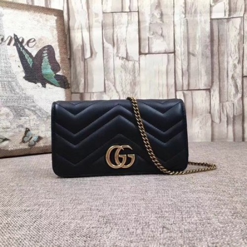 Gucci GG Marmont Mini kabelka 488426 černá
