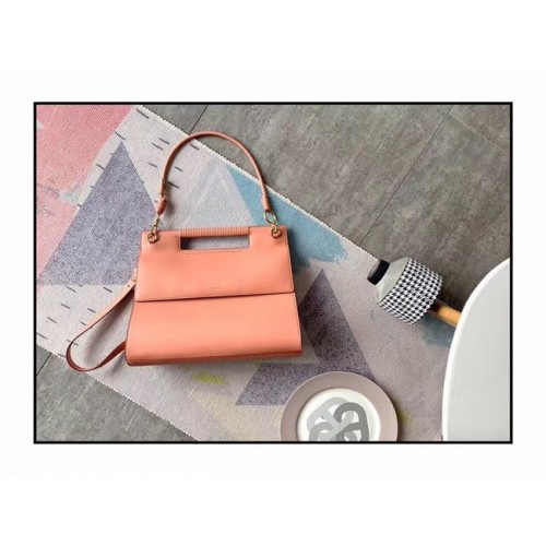 GIVENCHY Whip velká kožená kabelka přes rameno 37101 růžová