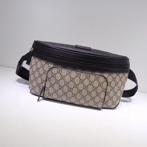 Kabelka GUCCI GG Supreme na opasek 406372 hnědá