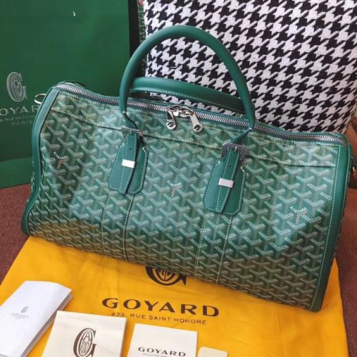 Cestovní taška Goyard Canvas 6958 zelená