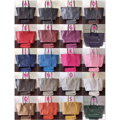 Kožená taška Goyard Y Doodling z telecí kůže 7902