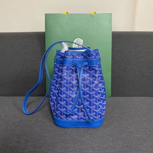 Goyard petit flot stahovací šňůrka Bag G6959 modrá