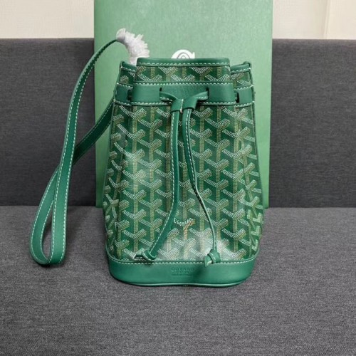 Goyard petit flot stahovací šňůrka Bag G6959 zelená