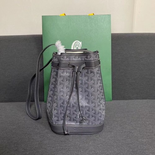 Goyard petit flot stahovací šňůrka Bag G6959 šedá