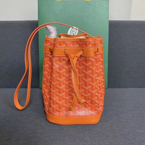 Goyard petit flot stahovací šňůrka Bag G6959 oranžová