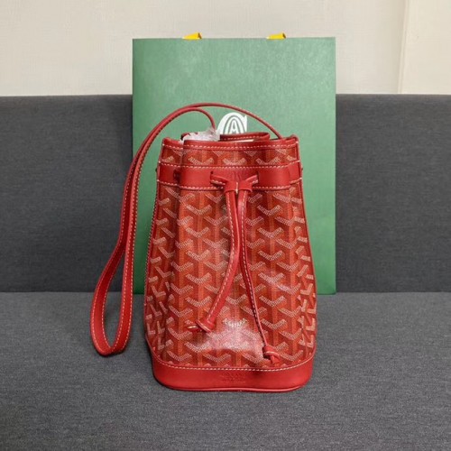 Goyard petit flot stahovací šňůrka Bag G6959 červená