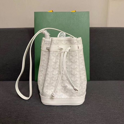 Goyard petit flot stahovací šňůrka Bag G6959 bílá