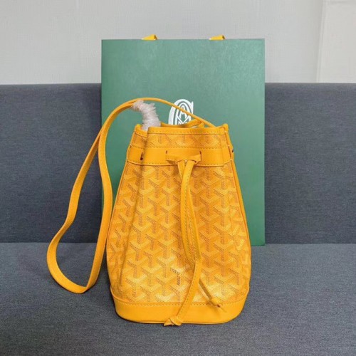 Goyard petit flot stahovací šňůrka Bag G6959 žlutá