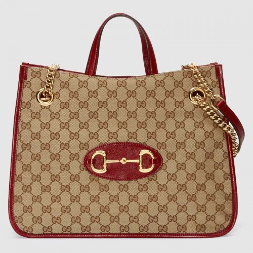Gucci 1955 Horsebit taška tote 621144 červená