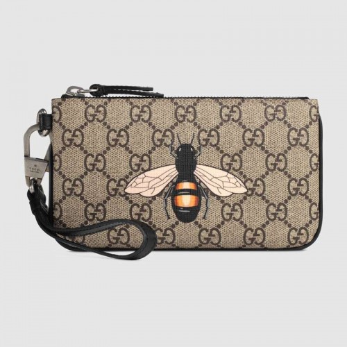 Kabelka Gucci s potiskem včel GG Supreme 522866