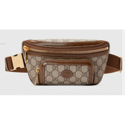 Kabelka Gucci Belt s přepletením G 682933 hnědá
