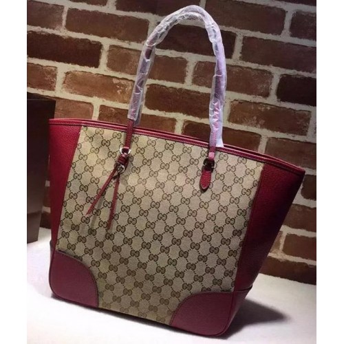 Plátěná taška Gucci Bree Original GG 323671 vínová