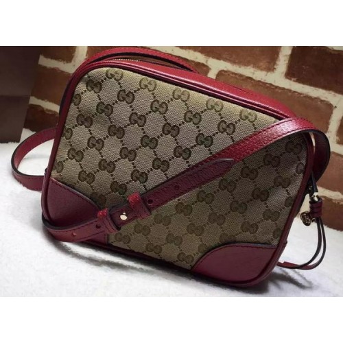 Gucci Bree Original GG Canvas mini Messenger Bag 387360 vínová