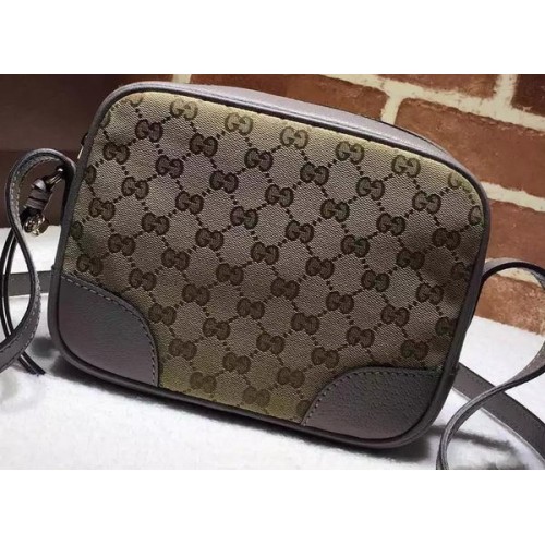 Gucci Bree Original GG Canvas mini Messenger Bag 387360 Šedá