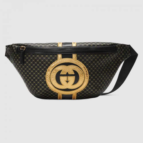 Originální kabelka Gucci-Dapper Dan 536416 černá