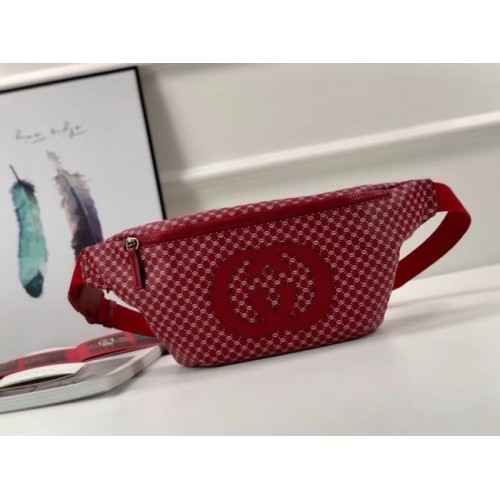 Originální kabelka Gucci-Dapper Dan 536416 červená