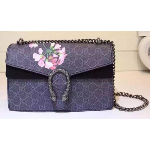 Kabelka přes rameno Gucci Dionysus GG Supreme 400249 modrá