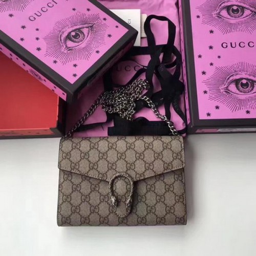 Gucci Dionysus GG Supreme ramenní taška 401231 meruňkově červená