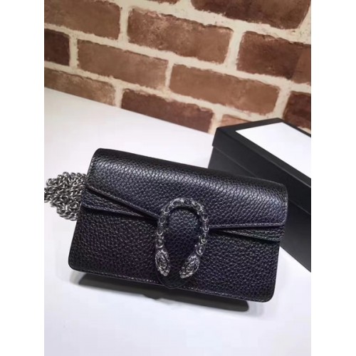 Gucci Dionysus kožená super mini kabelka 476432 černá