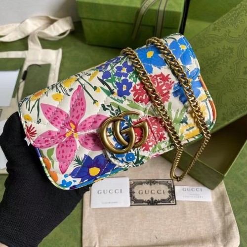 Gucci Dionysus kožená super mini kabelka 476433 bílá