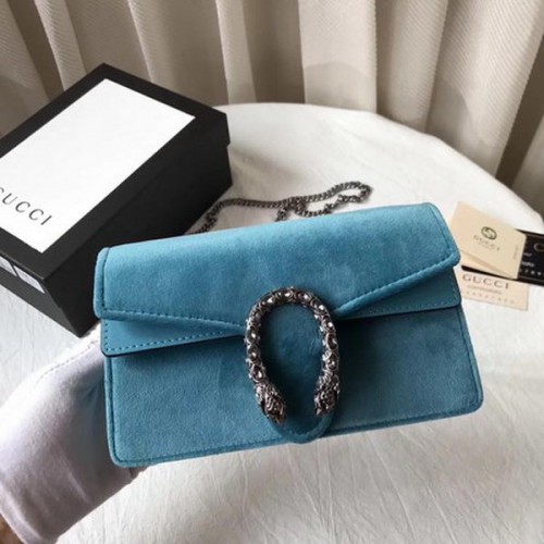 Gucci Dionysus Velvet Super mini kabelka 476432 zelená