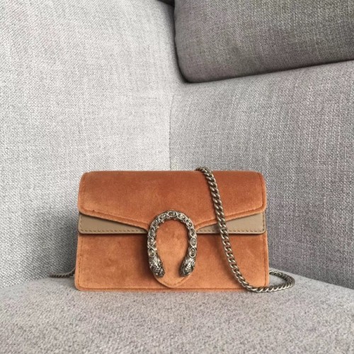 Gucci Dionysus sametová super mini kabelka 476432 taupe