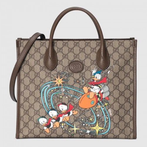Kabelka Gucci Disney x Gucci Donald Duck 648134 hnědá