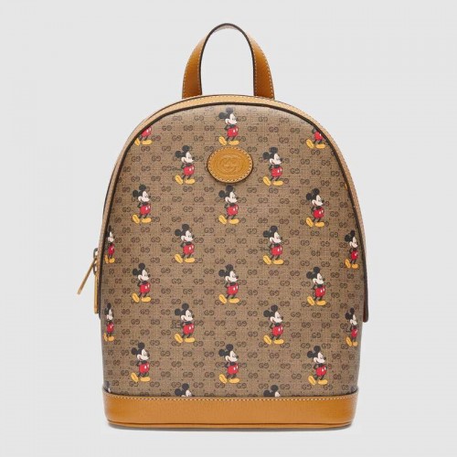 Batoh Gucci Disney x Mickey Mouse 552884 hnědý