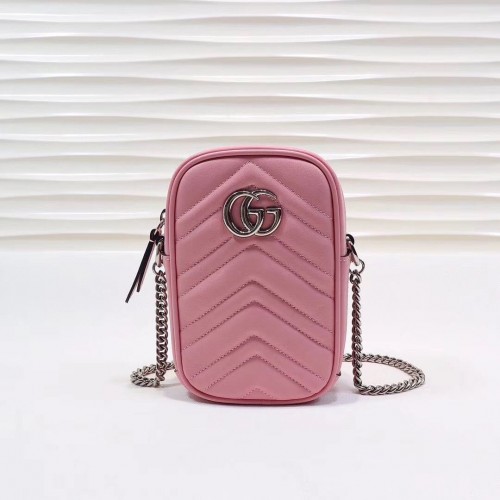 Gucci GG Marmont Mini kabelka 575188 růžová
