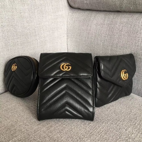 Kabelka Gucci GG Marmont matelasse 524597 černá