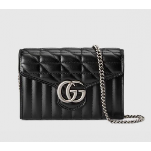 Gucci GG Marmont kabelka přes rameno 474575 černá