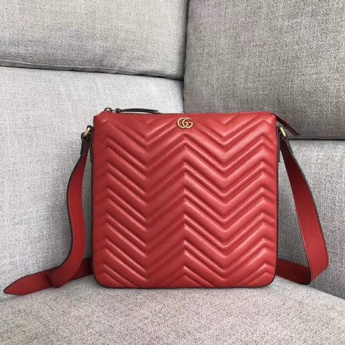 Kabelka Gucci GG Marmont 523369 červená